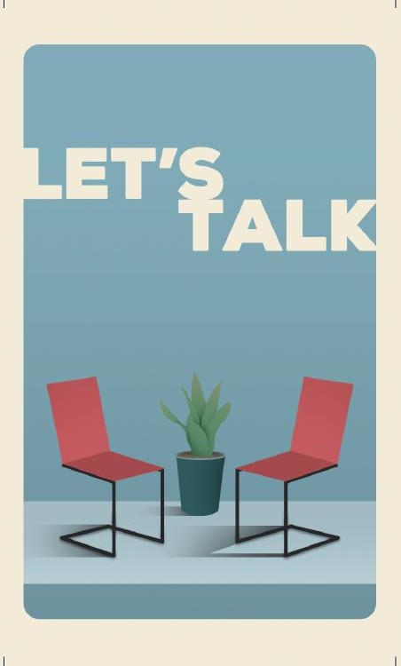 Let's Talk card back